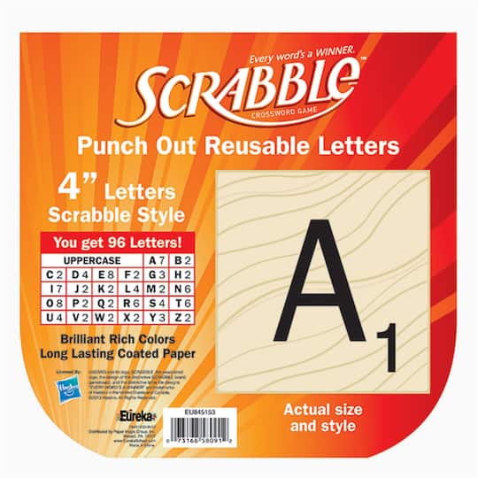 Scrabble&#x2122; Letters Deco Letters